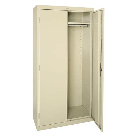 buy steel 48 inch wardrobe cabinet|2 door metal cabinet 48x24x72.